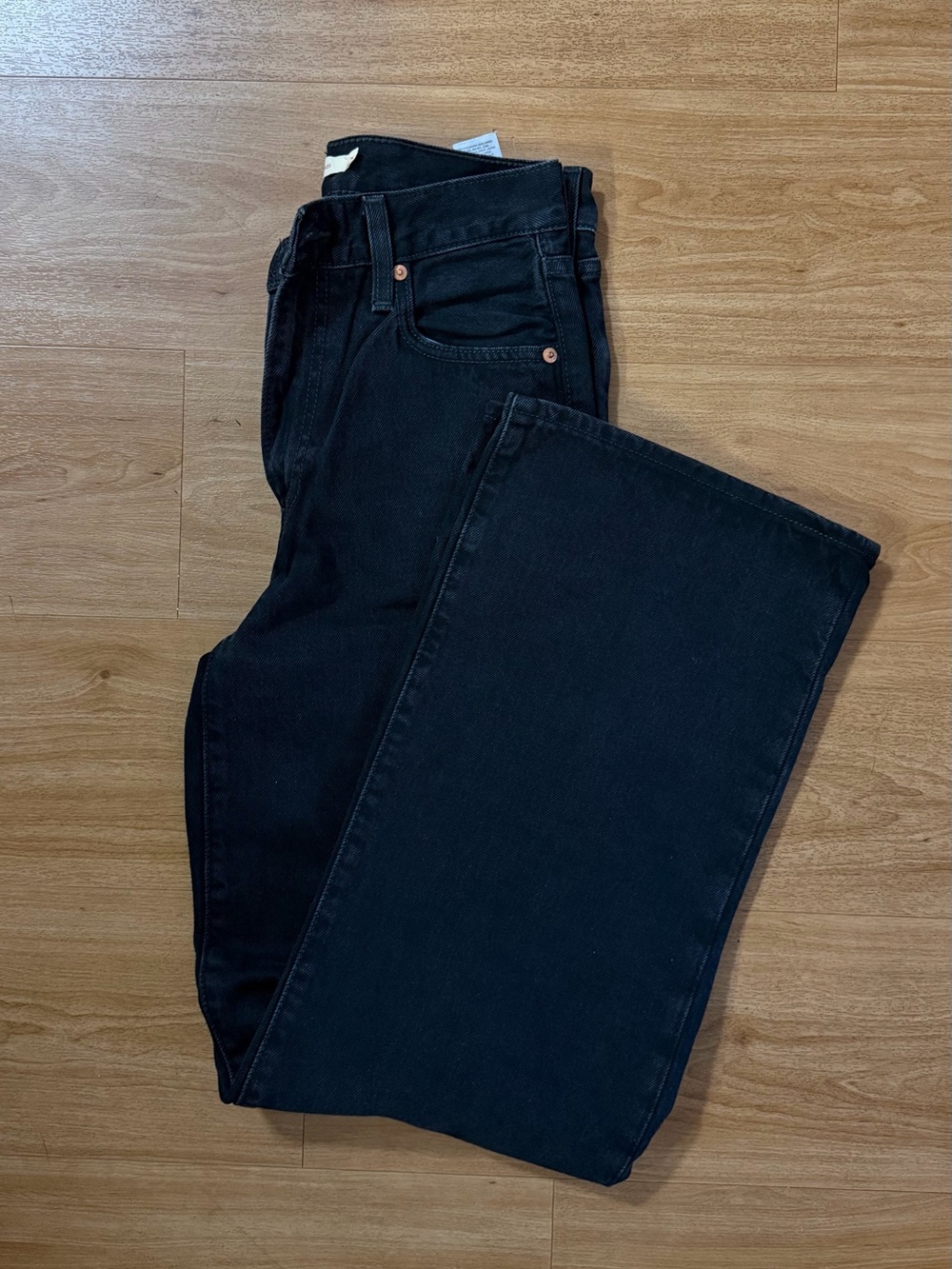 Ribcage wide leg jeans